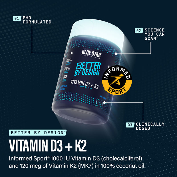 Vitamin D3 + K2