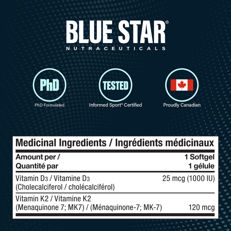Vitamin D3 + K2